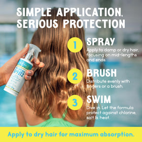 Active COCO on color-treated hair before and after, preserves vibrancy