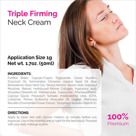 ACTIVSCIENCE neck cream size comparison beside common objects for scale