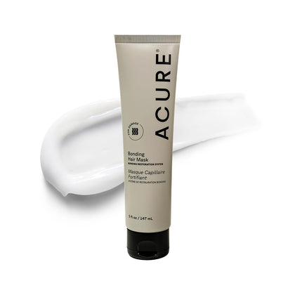 Acure Bonding Hair Mask front packaging showing jar and branding for clear product recognition