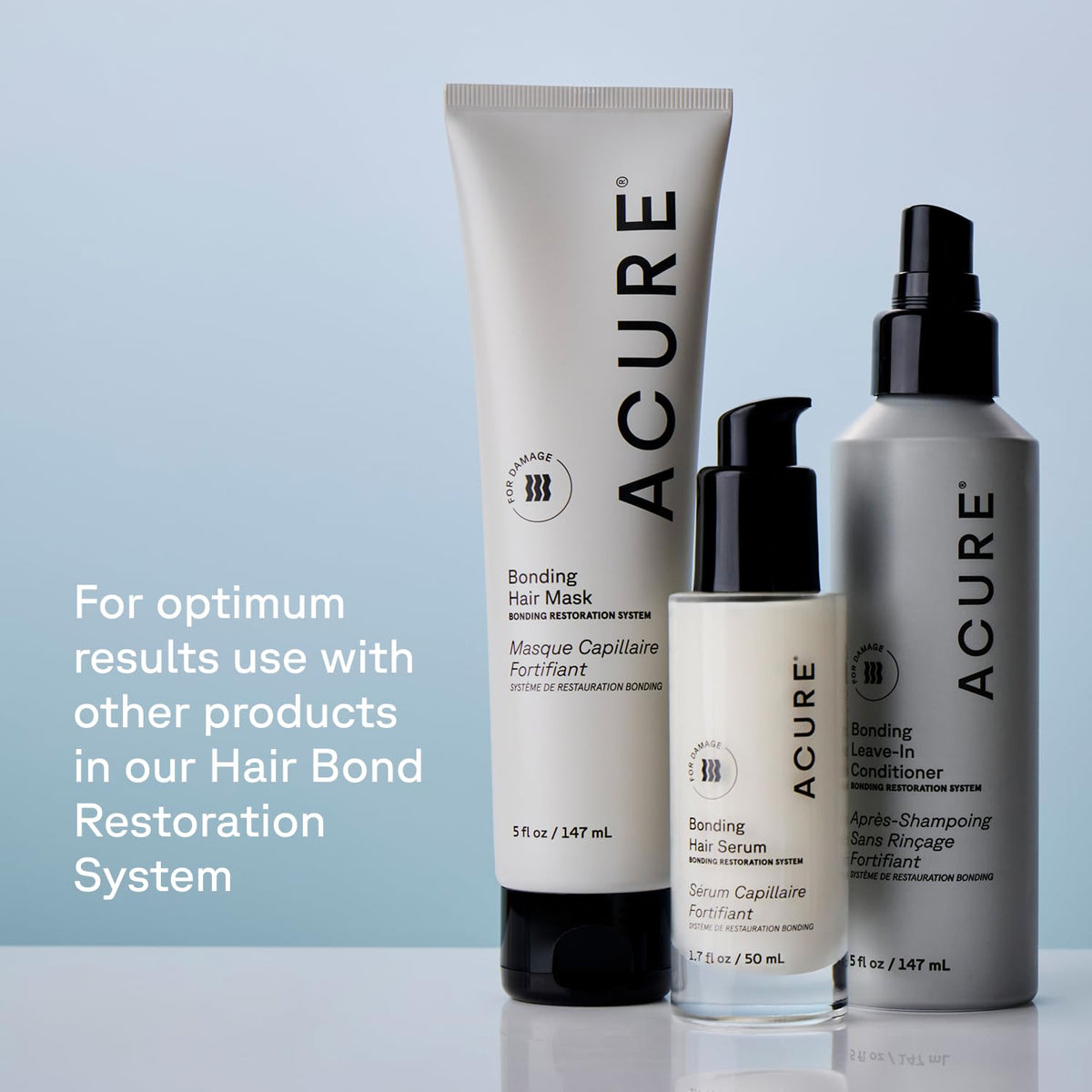 Acure being applied to curly hair offering frizz control and definition