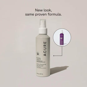 Acure close-up spray nozzle demonstrating even mist and easy application
