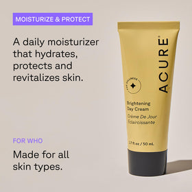 Acure pump dispensing cream to show easy controlled daily use