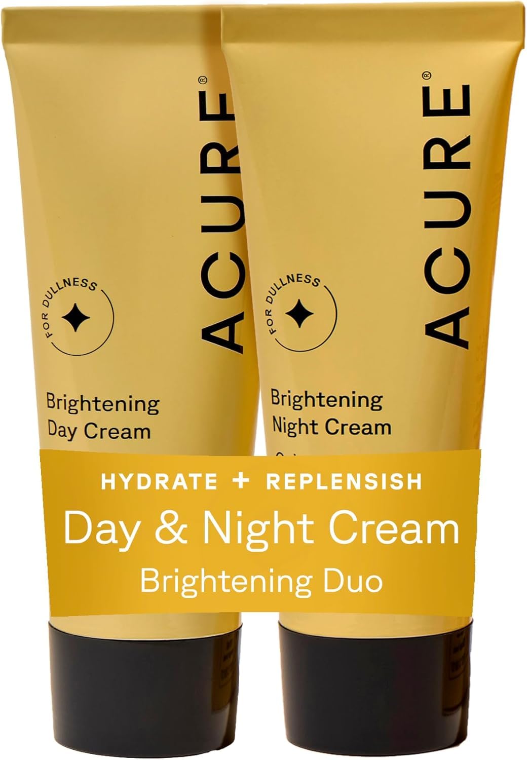 Acure front packaging showing both day and night creams and benefits