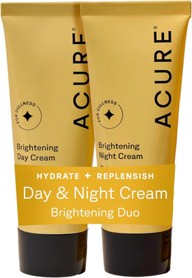 Acure front packaging showing both day and night creams and benefits