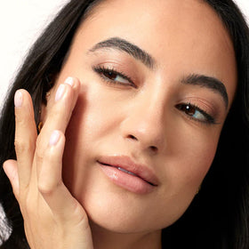 Acure eye cream with CoQ10 ingredient visual highlighting antioxidant support