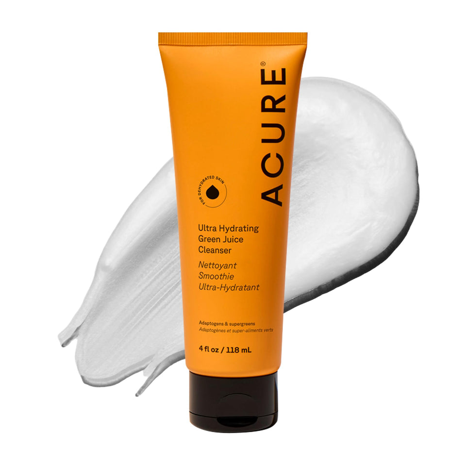 Acure front packaging showing full label and benefits