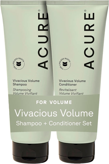 Acure front packaging showing bottles and product benefits for visible lift
