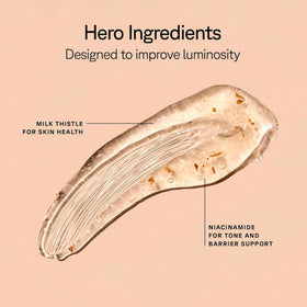 Model applying Acure mask demonstrating even coverage and pore detox benefit