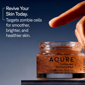 Ingredient label of Acure showing niacinamide and willow bark benefits