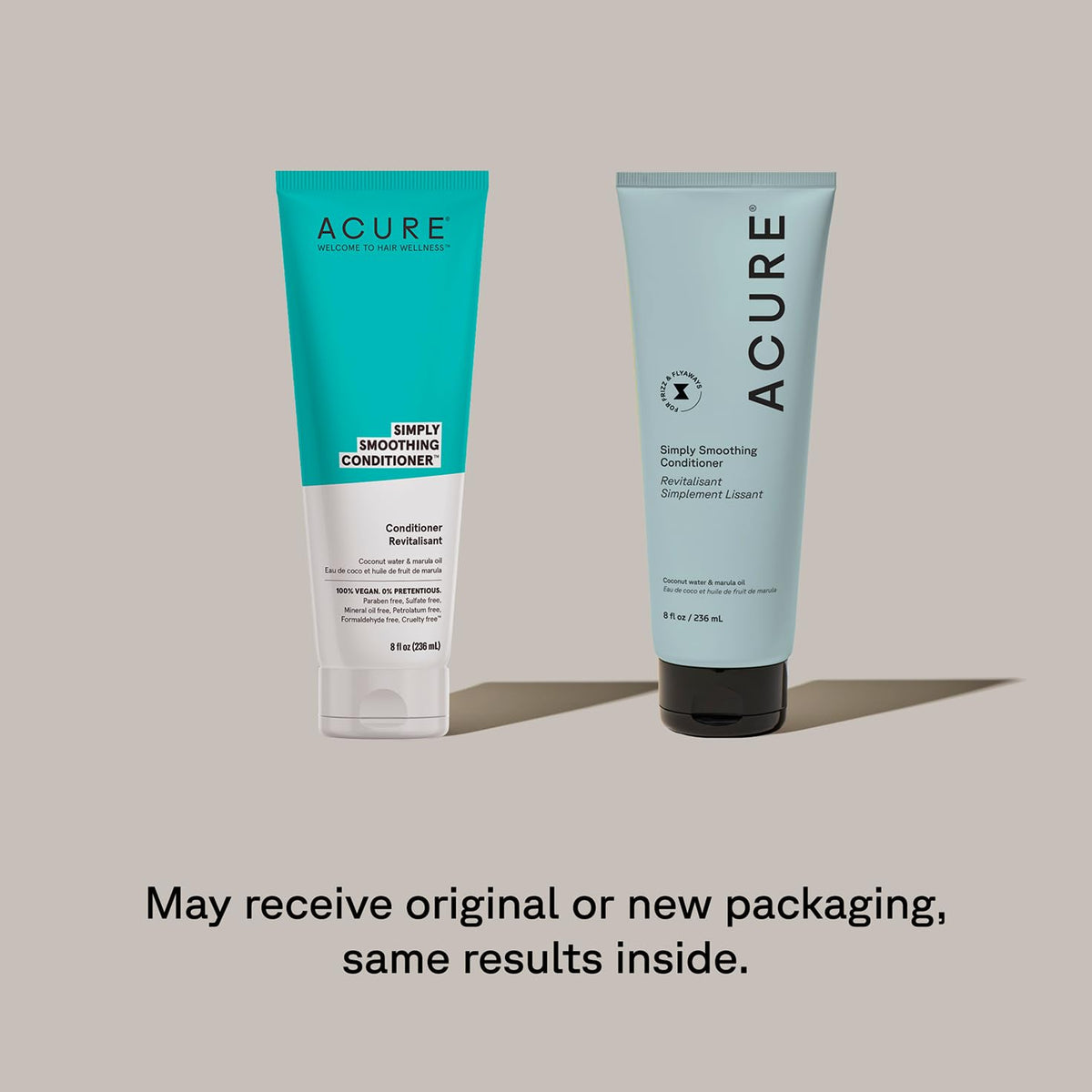Acure conditioner cream texture demonstrating smooth detangling benefits