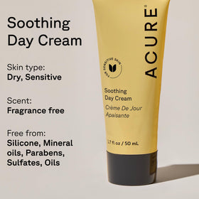 Acure jar with argan oil and chamomile illustrating nourishing botanical benefits
