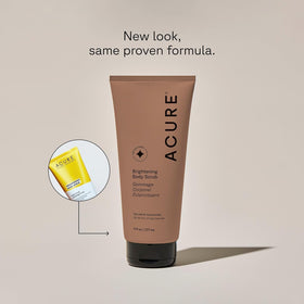 Acure close-up of sea salt and clay texture revealing exfoliant particles