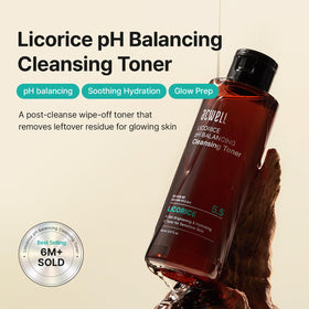 ACWELL label close-up highlighting licorice and pH 5.5 for ingredient clarity and benefits