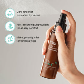 ACWELL close-up of clear droplet texture highlighting lightweight hydration