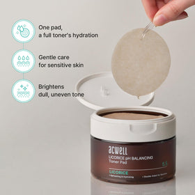 ACWELL smooth pad side toning and hydrating skin