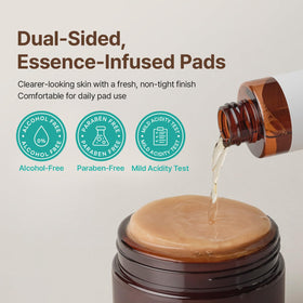 ACWELL pad in use on face for quick daily toning