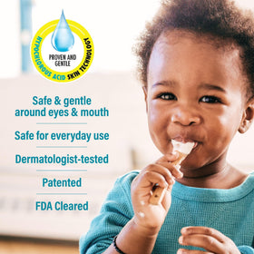 A+D product label close-up highlighting 100% natural ingredients and clean formula