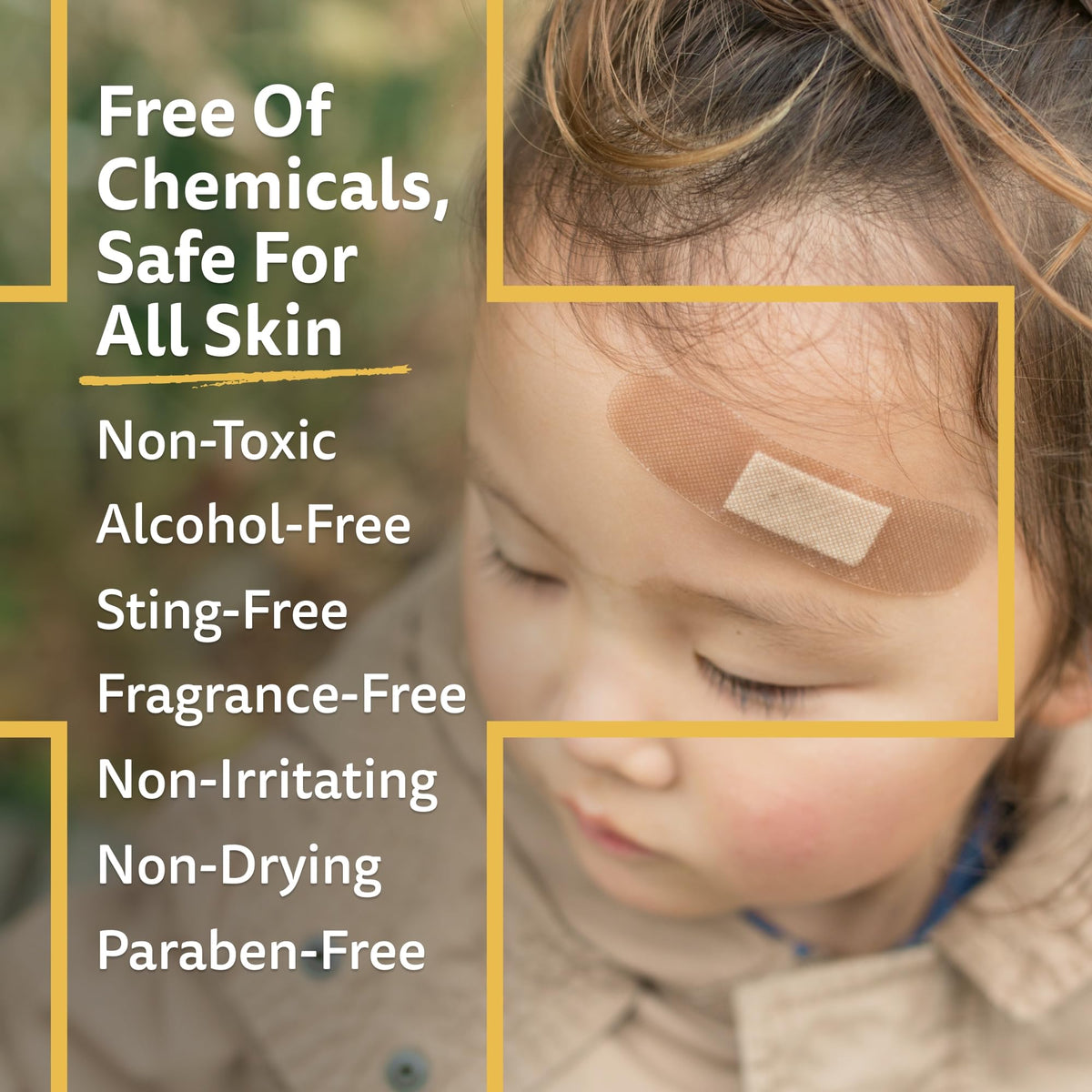 A+D applied to cotton pad ready to gently cleanse baby's face and remove residue