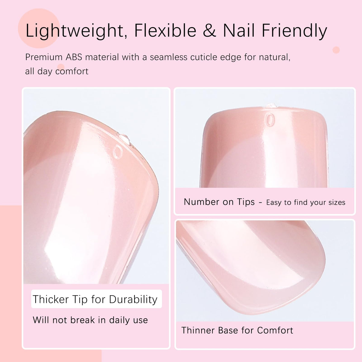 AddFavor hand applying press-on nail demonstrating quick salon look at home