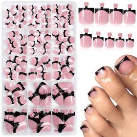 AddFavor front packaging showing 150-piece French tip set for easy pedicures