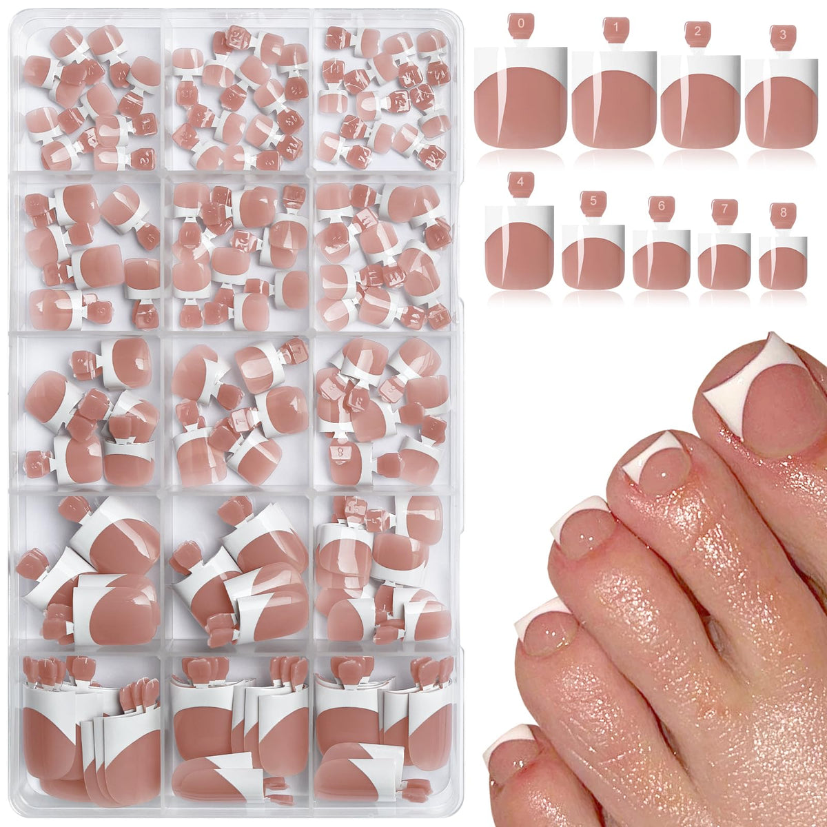 AddFavor front packaging showing full 150-piece kit and clear box for portability