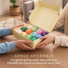 ADELEGOURDAIN packaging ready to gift demonstrating thoughtful presentation and ease