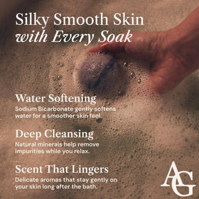 ADELEGOURDAIN tub lifestyle relaxation scene conveying calm and at-home spa benefit