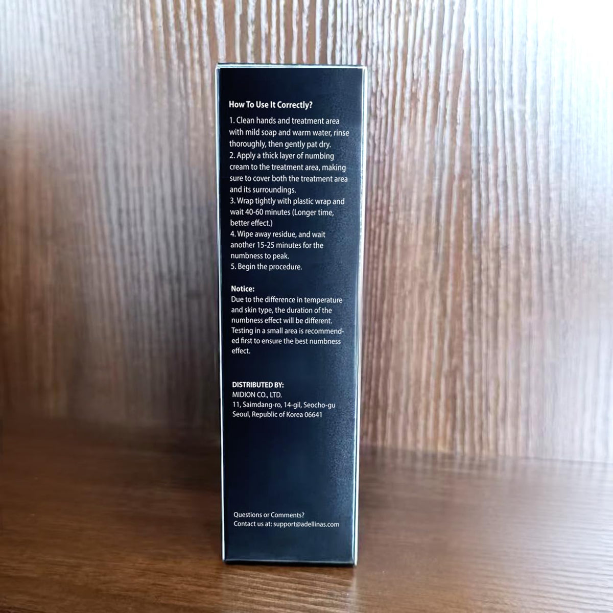 Adellina open cap dispensing cream highlighting easy, mess-free use
