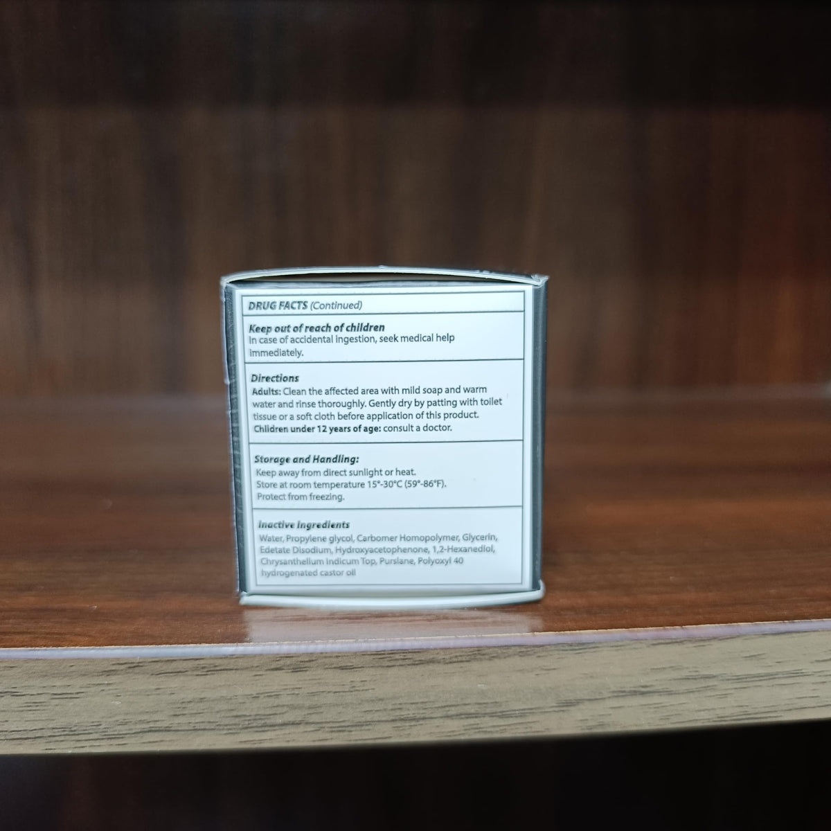 Adellina packaging with GMP badge emphasizing quality and safety practices