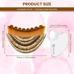 ADETON gua sha sculpting jawline to define contours and enhance natural shape