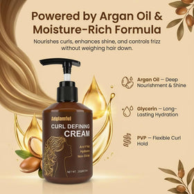 Adglamful cream on palm demonstrating easy spreadability and quick absorption