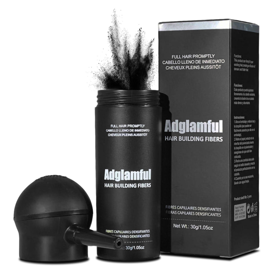 Adglamful front packaging showing spray bottle and label for easy identification and travel convenience