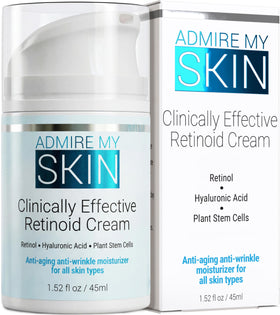 Admire My Skin front tube image showing clear branding and skin benefits