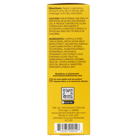 Advanced Clinicals algae and coffee seed oils to highlight nourishing botanicals