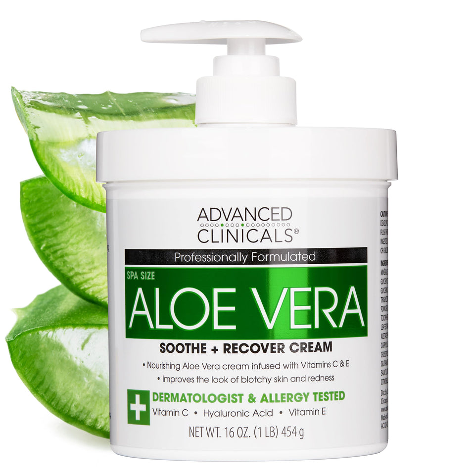 Advanced Clinicals front packaging showing product and soothing benefits
