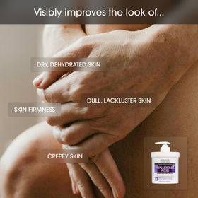 Advanced Clinicals in bathroom setting promoting everyday skincare routine benefit