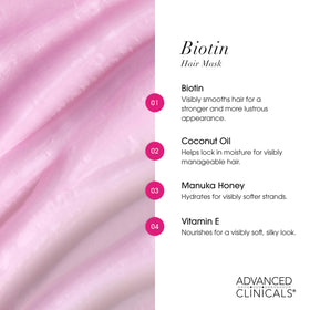 Advanced Clinicals applying mask to damp hair for deep conditioning