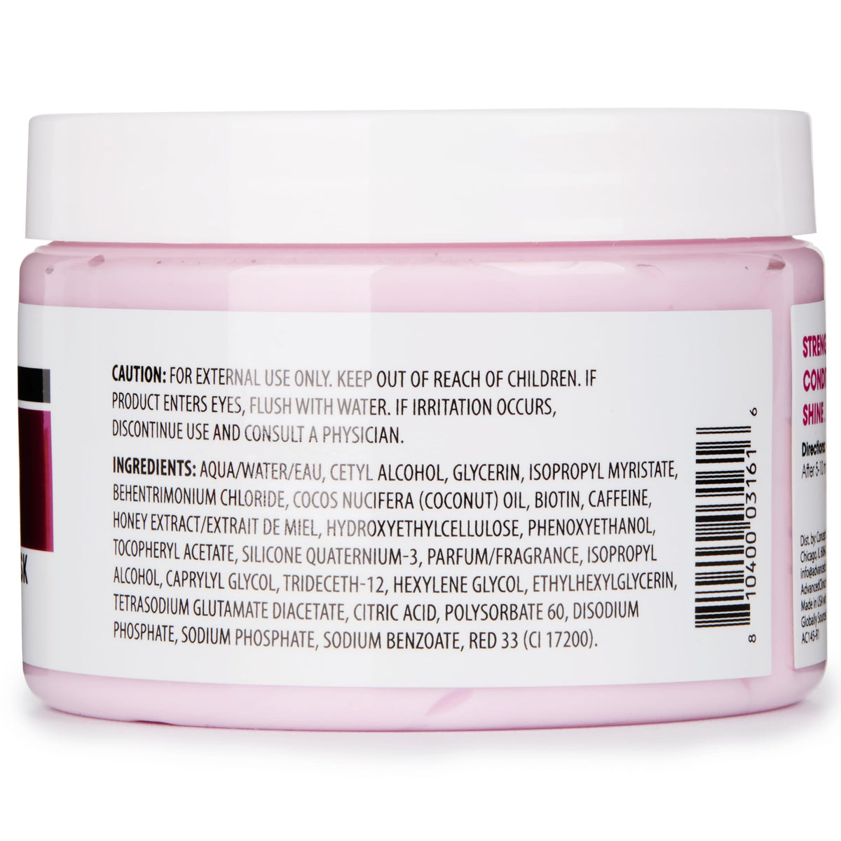 Advanced Clinicals jar on bathroom shelf styled in everyday routine
