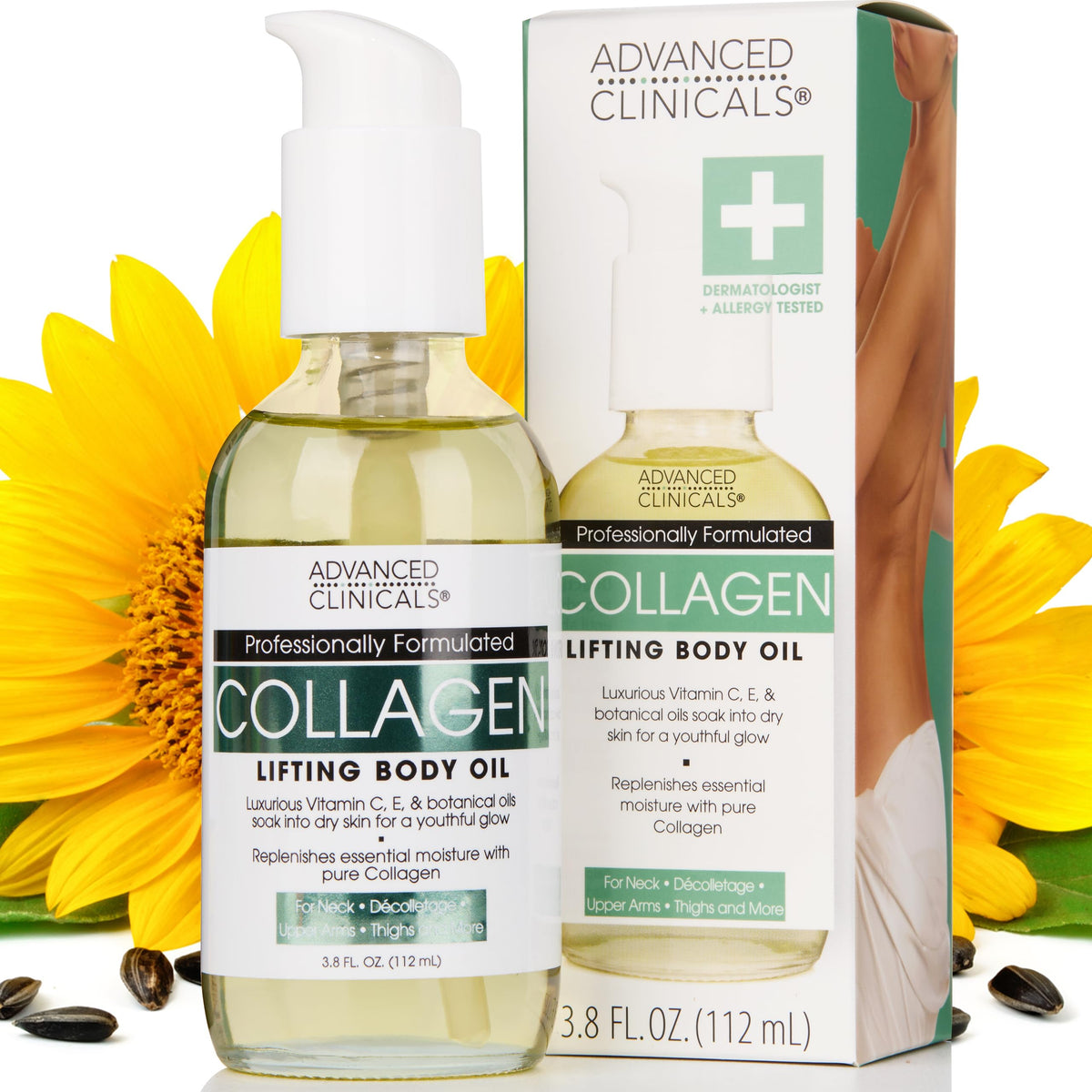 Advanced Clinicals front packaging showing bottle and benefits