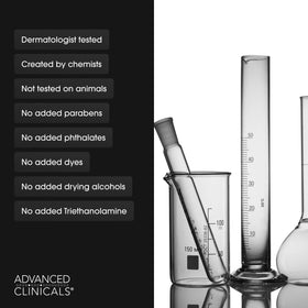 Advanced Clinicals jar on vanity illustrating everyday skincare routine benefit