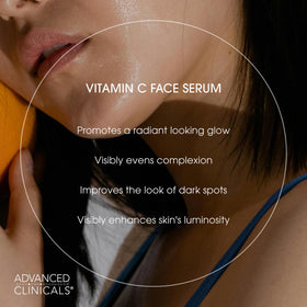 Advanced Clinicals close-up gel texture on hand demonstrating lightweight hydration benefit