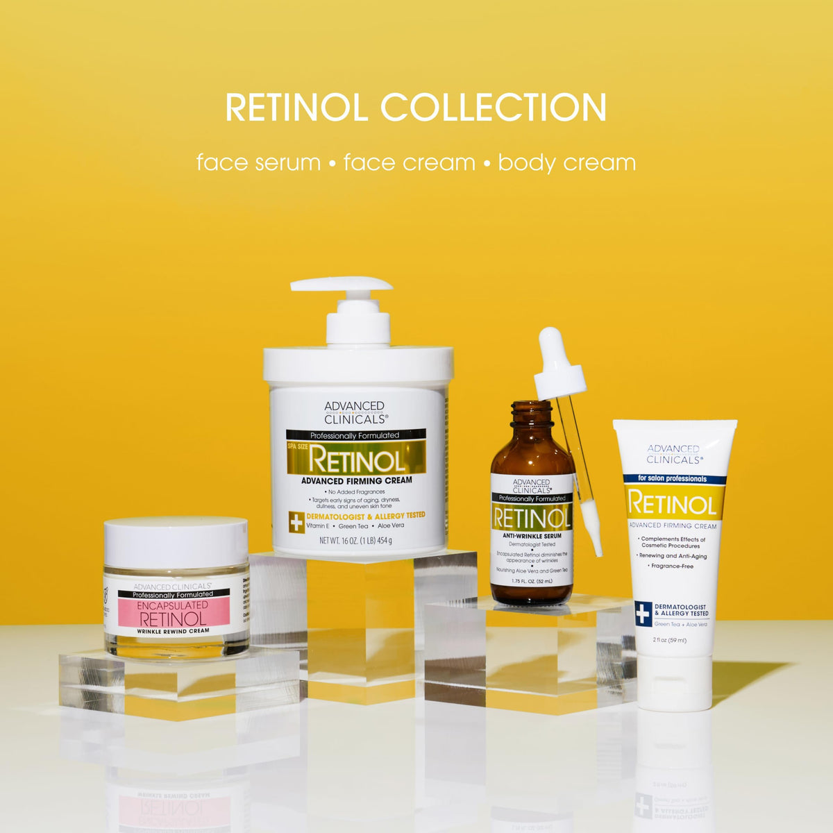 Advanced Clinicals lotion absorbing into skin for quick hydration