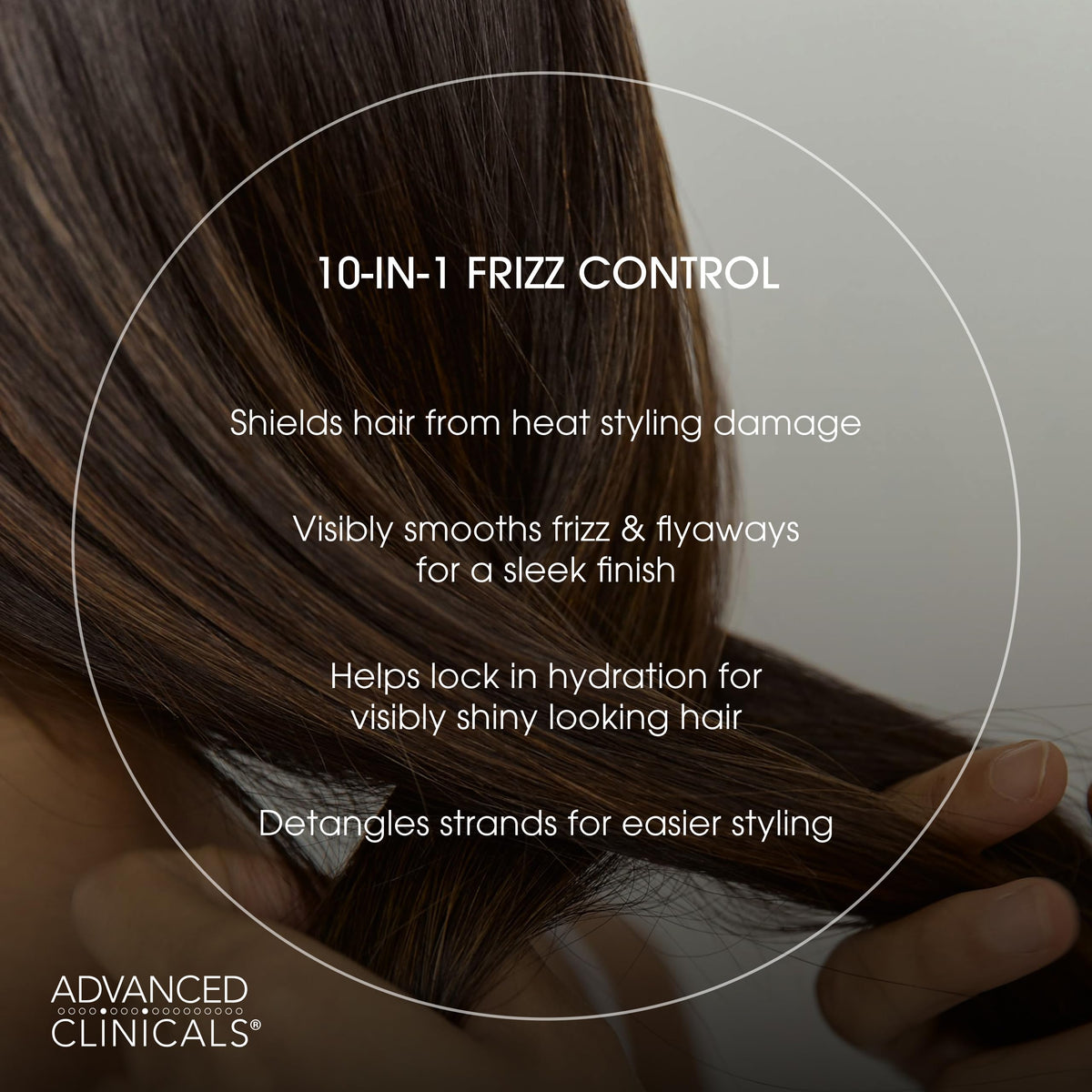 Advanced Clinicals cream texture close-up showing lightweight hydrating formula