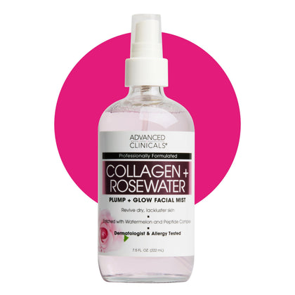 Advanced Clinicals front bottle packaging showing product and benefit hydration