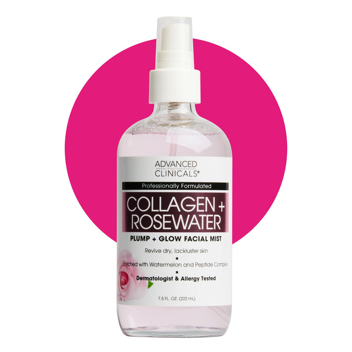 Advanced Clinicals front bottle packaging showing product and benefit hydration