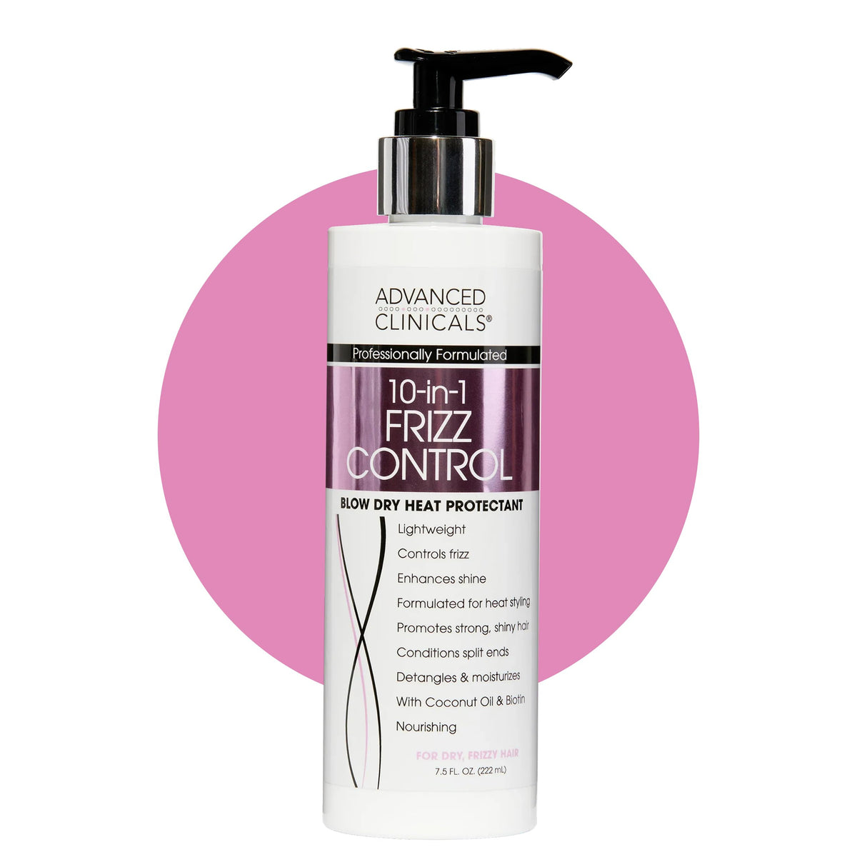 Advanced Clinicals front bottle view showing product and hydrating benefits