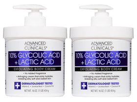 Advanced Clinicals front packaging showing product and two-pack convenience benefit