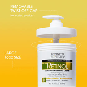 Advanced Clinicals green coffee thermo lotion packaging showing firming benefit