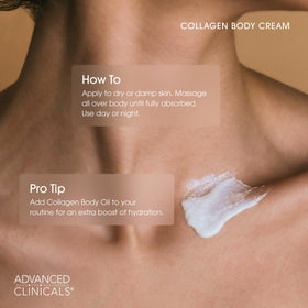 Advanced Clinicals ingredient focus green tea and vitamin E, antioxidant and soothing benefit