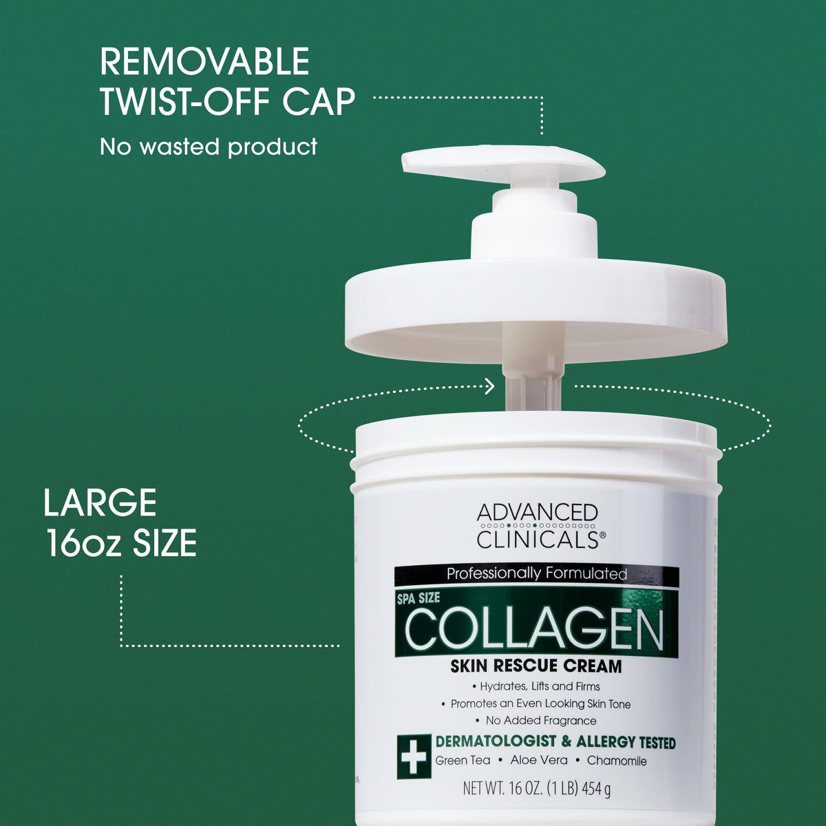 Advanced Clinicals set styled on bathroom vanity showing daily routine compatibility